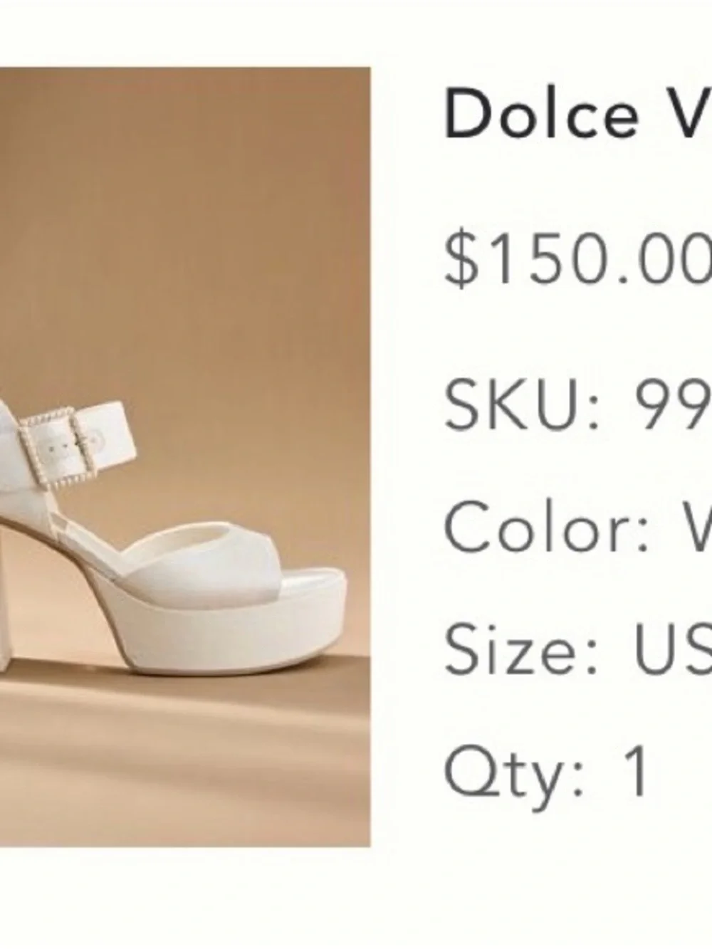 Dolce Vita Bobby Platform Heels